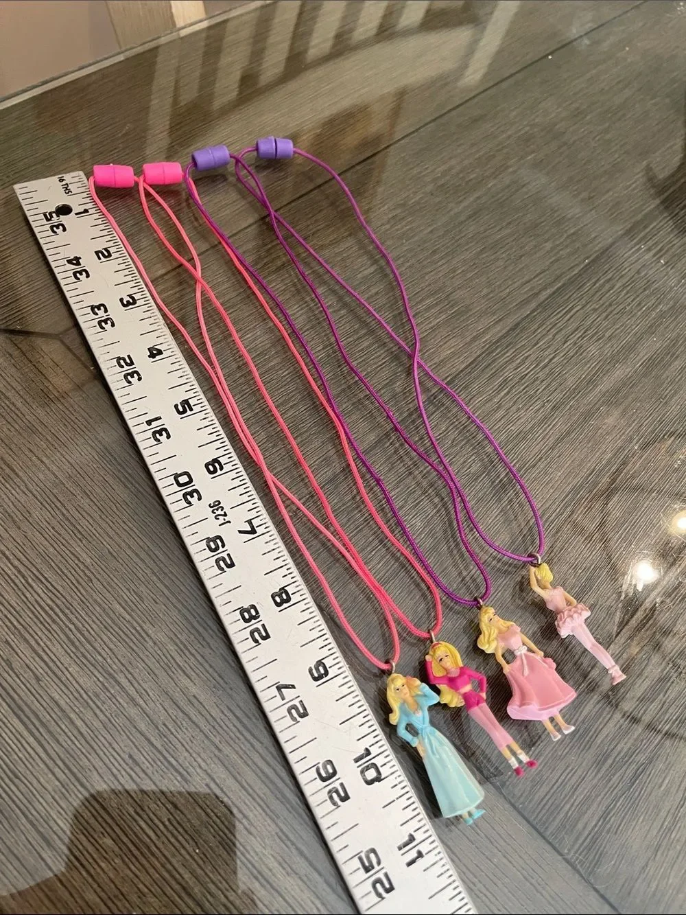Tara Toys Barbie Party Favors 2000 Figurine Pendants or Necklaces Birthday
